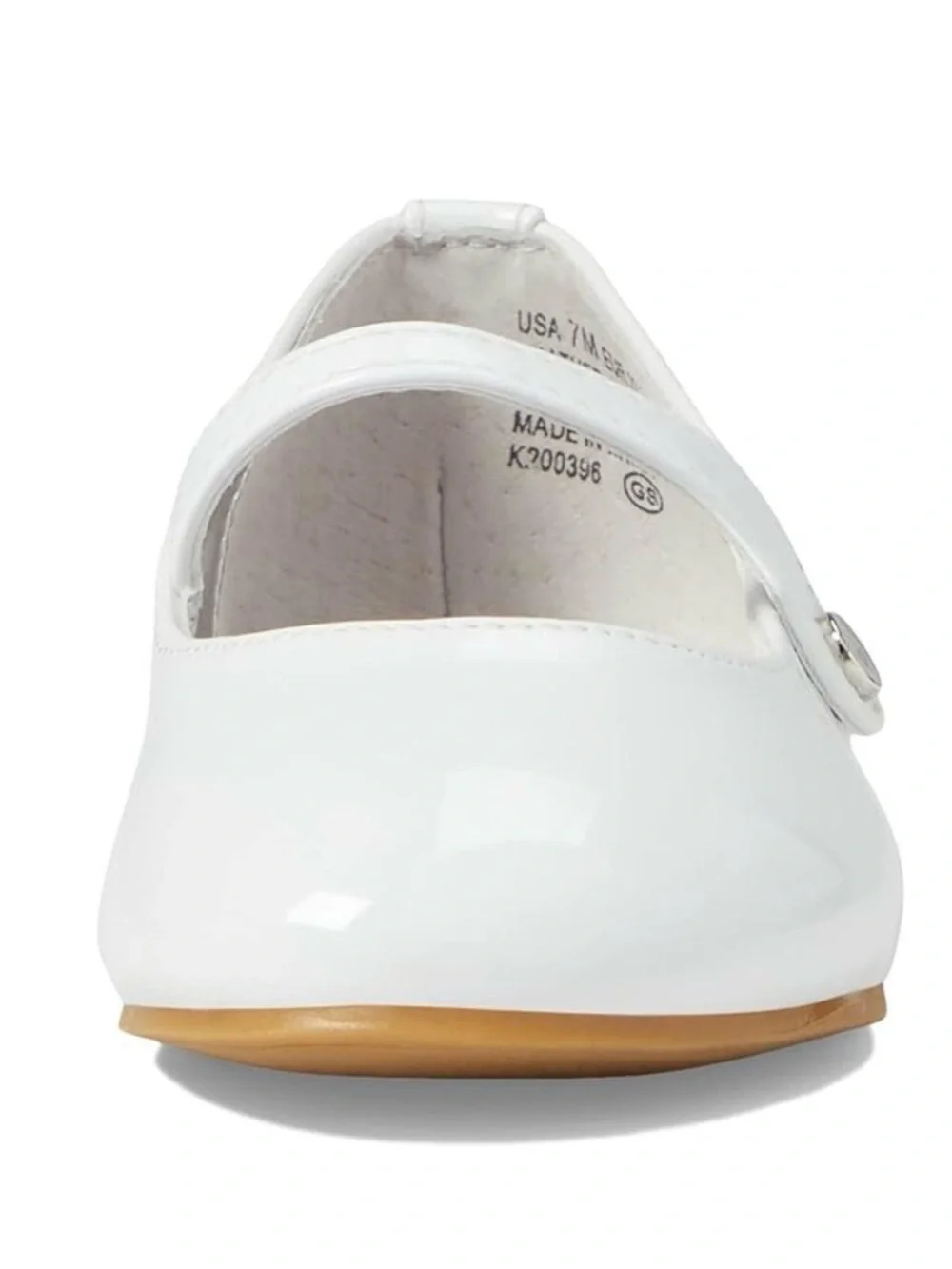 Nina White Patent Mary Jane Girls Dress Shoes